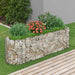 Strat înălțat gabion, 190x50x50 cm, fier galvanizat - WALTI WALTI