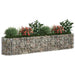 Strat înălțat gabion, 260x50x50 cm, fier galvanizat - WALTI WALTI