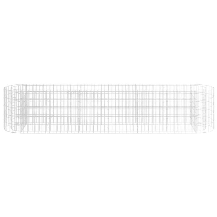 Strat înălțat gabion, 260x50x50 cm, fier galvanizat - WALTI WALTI
