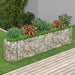 Strat înălțat gabion, 260x50x50 cm, fier galvanizat - WALTI WALTI