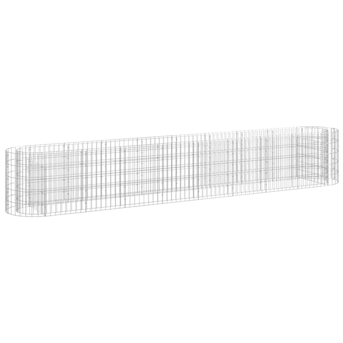 Strat înălțat gabion, 330x50x50 cm, fier galvanizat - WALTI WALTI