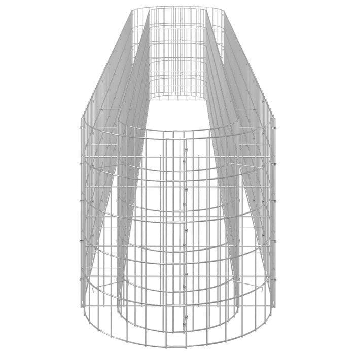 Strat înălțat gabion, 330x50x50 cm, fier galvanizat - WALTI WALTI
