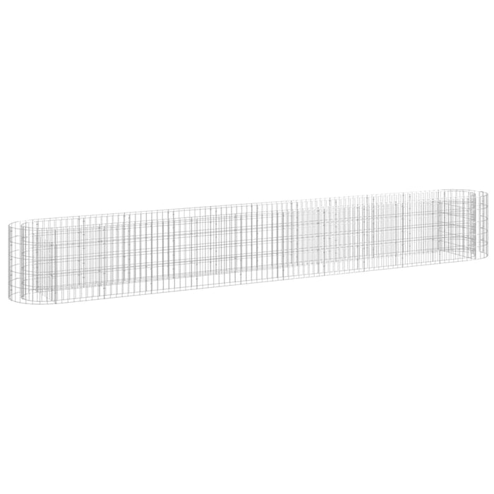 Strat înălțat gabion, 400x50x50 cm, fier galvanizat - WALTI WALTI