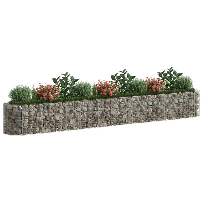 Strat înălțat gabion, 400x50x50 cm, fier galvanizat - WALTI WALTI