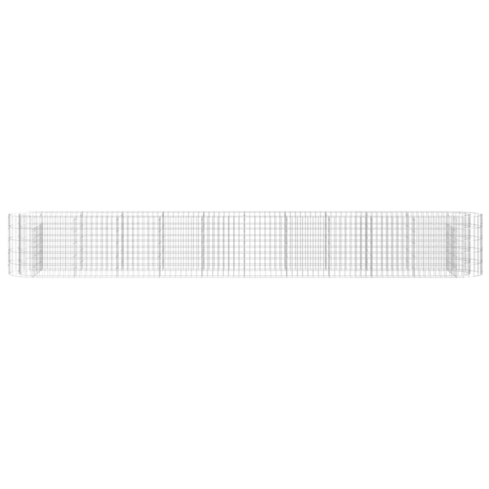Strat înălțat gabion, 400x50x50 cm, fier galvanizat - WALTI WALTI