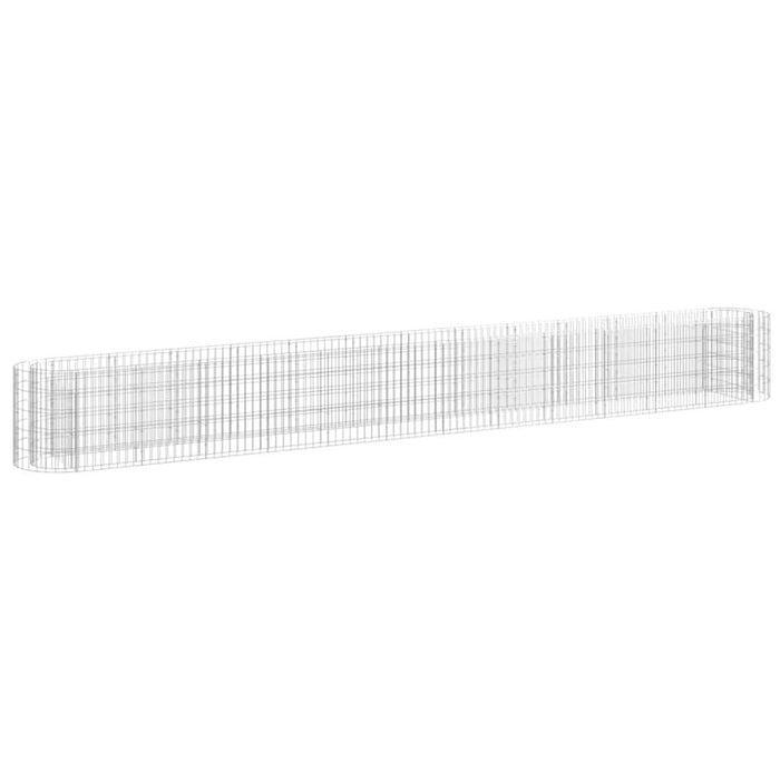 Strat înălțat gabion, 470x50x50 cm, fier galvanizat - WALTI WALTI