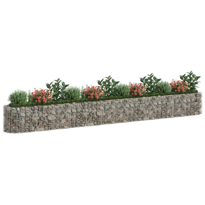 Strat înălțat gabion, 470x50x50 cm, fier galvanizat - WALTI WALTI