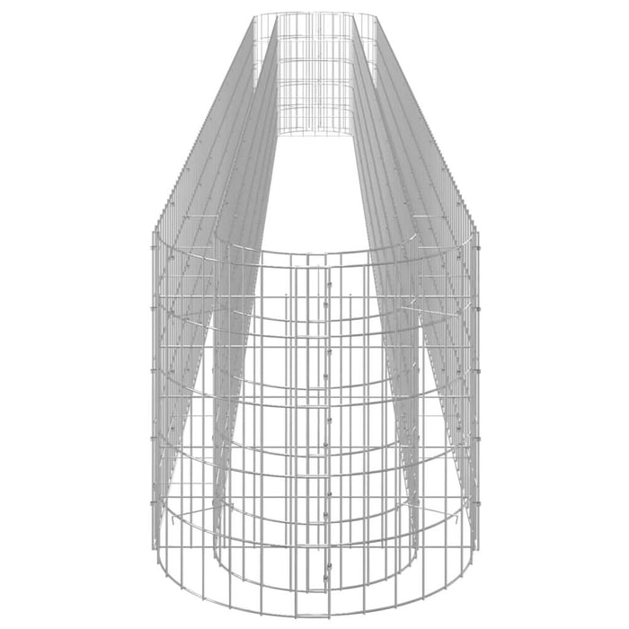Strat înălțat gabion, 470x50x50 cm, fier galvanizat - WALTI WALTI