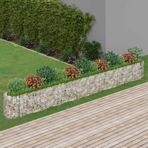 Strat înălțat gabion, 470x50x50 cm, fier galvanizat - WALTI WALTI