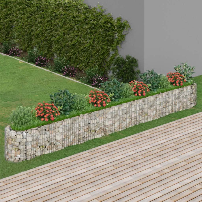 Strat înălțat gabion, 470x50x50 cm, fier galvanizat - WALTI WALTI