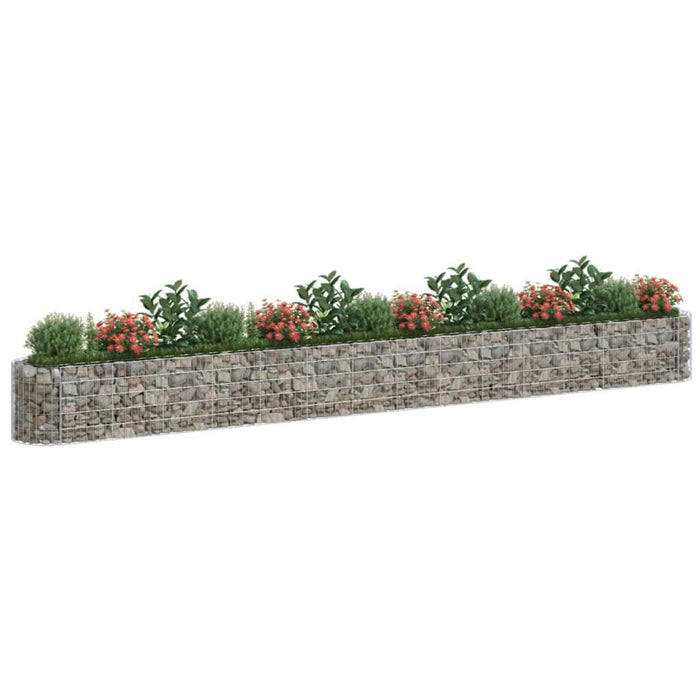 Strat înălțat gabion, 540x50x50 cm, fier galvanizat - WALTI WALTI