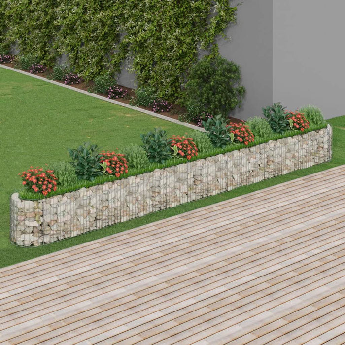 Strat înălțat gabion, 540x50x50 cm, fier galvanizat - WALTI WALTI
