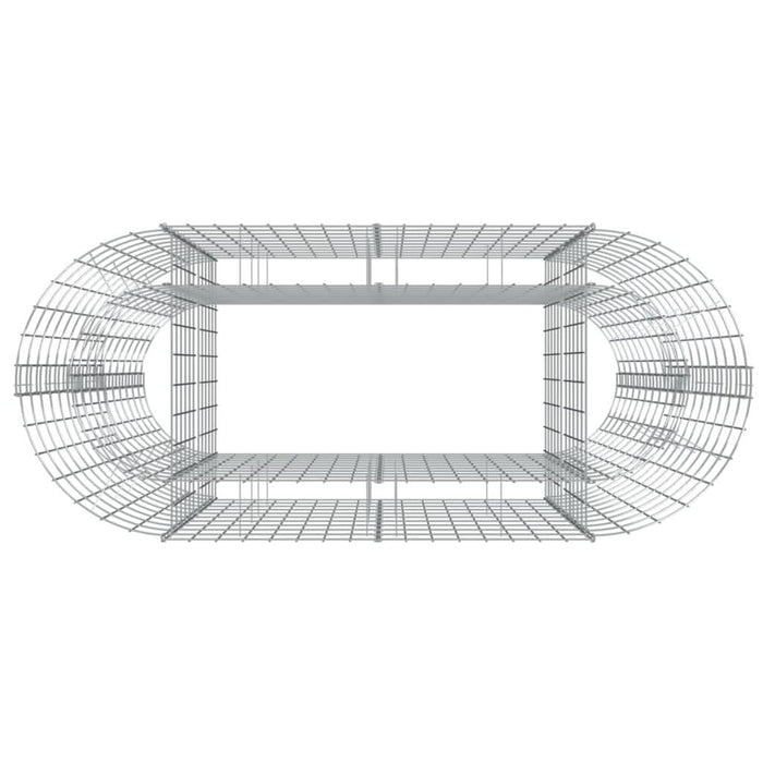 Strat înălțat gabion, 120x50x100 cm, fier galvanizat - WALTI WALTI