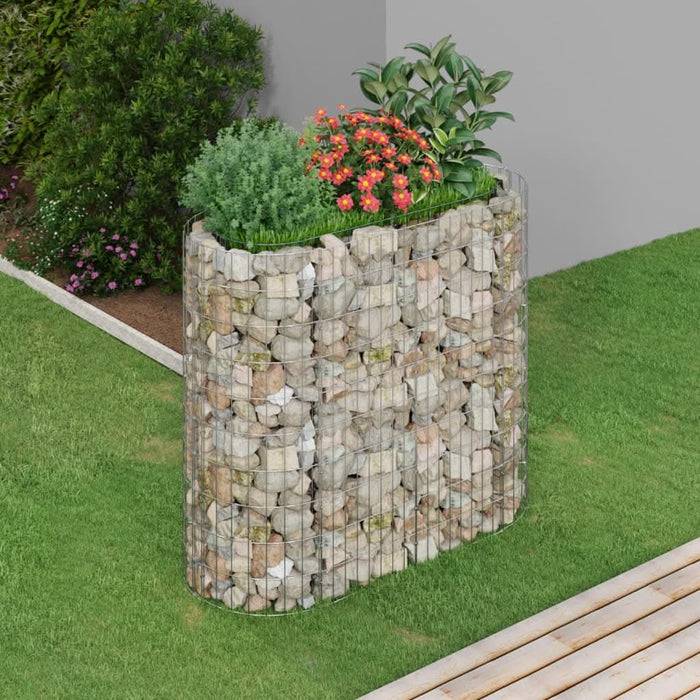 Strat înălțat gabion, 120x50x100 cm, fier galvanizat - WALTI WALTI