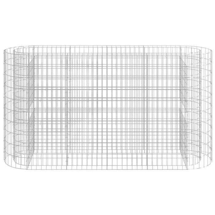 Strat înălțat gabion, 190x50x100 cm, fier galvanizat - WALTI WALTI