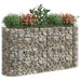 Strat înălțat gabion, 190x50x100 cm, fier galvanizat - WALTI WALTI
