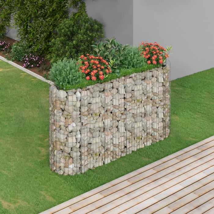 Strat înălțat gabion, 190x50x100 cm, fier galvanizat - WALTI WALTI