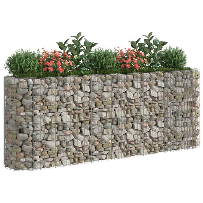 Strat înălțat gabion, 260x50x100 cm, fier galvanizat - WALTI WALTI