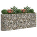 Strat înălțat gabion, 260x50x100 cm, fier galvanizat - WALTI WALTI