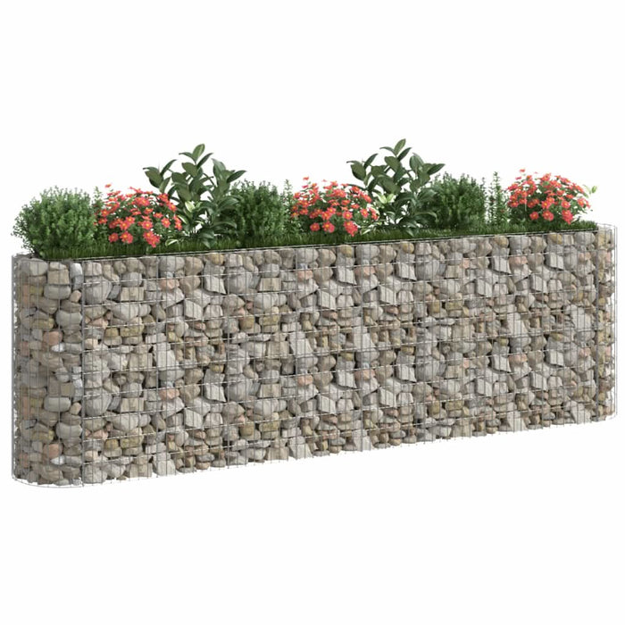 Strat înălțat gabion, 330x50x100 cm, fier galvanizat - WALTI WALTI