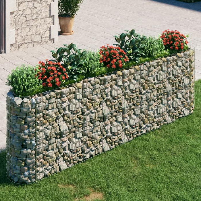 Strat înălțat gabion, 330x50x100 cm, fier galvanizat - WALTI WALTI