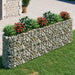 Strat înălțat gabion, 330x50x100 cm, fier galvanizat - WALTI WALTI