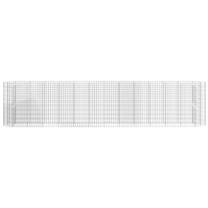 Strat înălțat gabion, 470x50x100 cm, fier galvanizat - WALTI WALTI