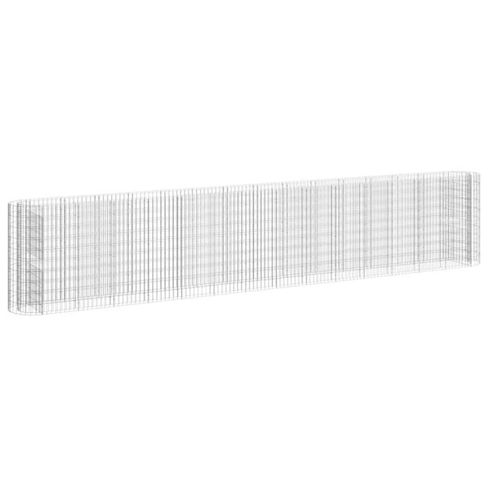 Strat înălțat gabion, 540x50x100 cm, fier galvanizat - WALTI WALTI