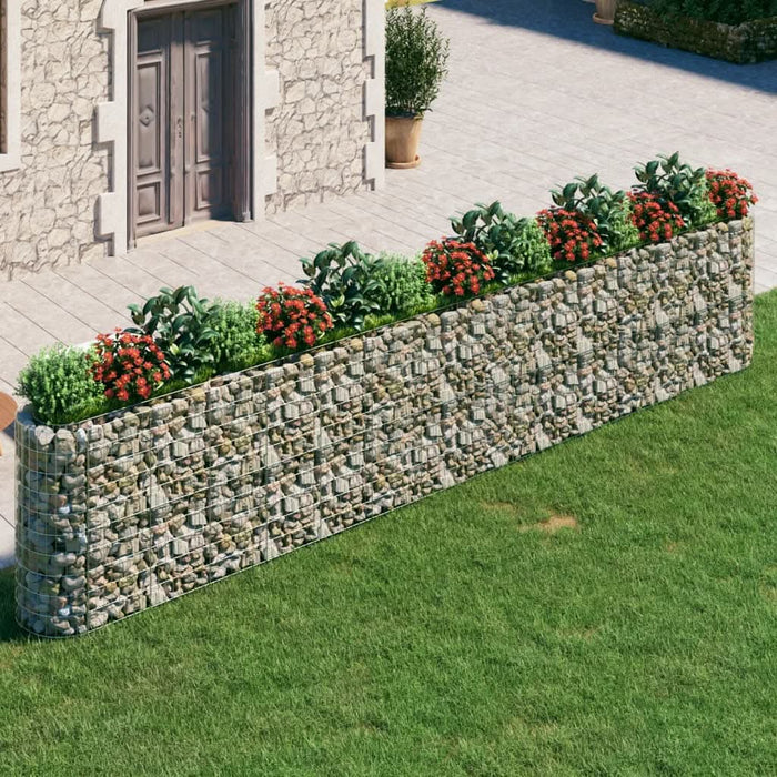 Strat înălțat gabion, 540x50x100 cm, fier galvanizat - WALTI WALTI