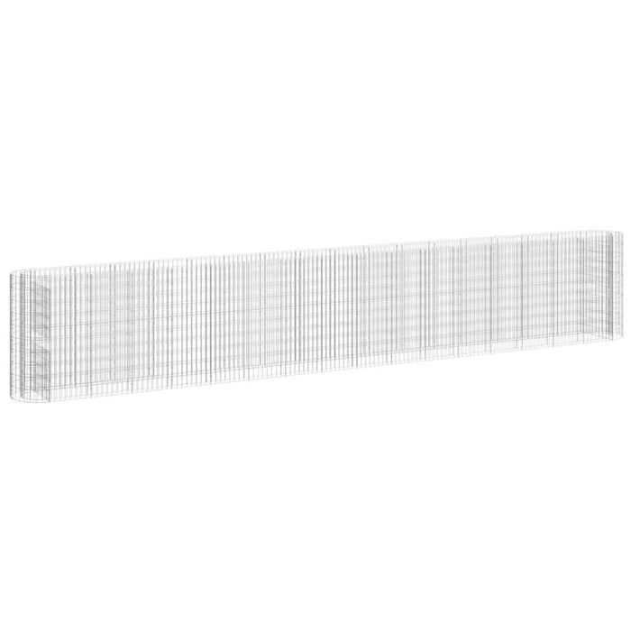 Strat înălțat gabion, 610x50x100 cm, fier galvanizat - WALTI WALTI