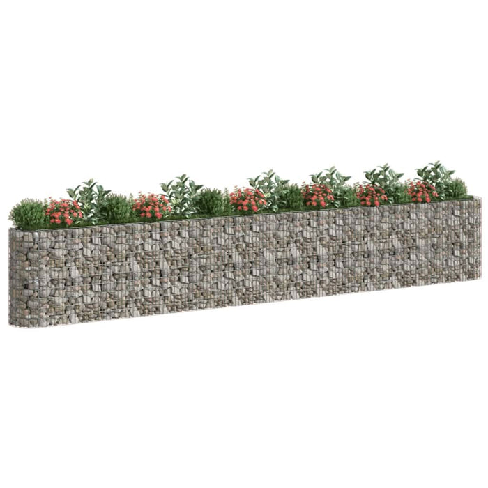 Strat înălțat gabion, 610x50x100 cm, fier galvanizat - WALTI WALTI