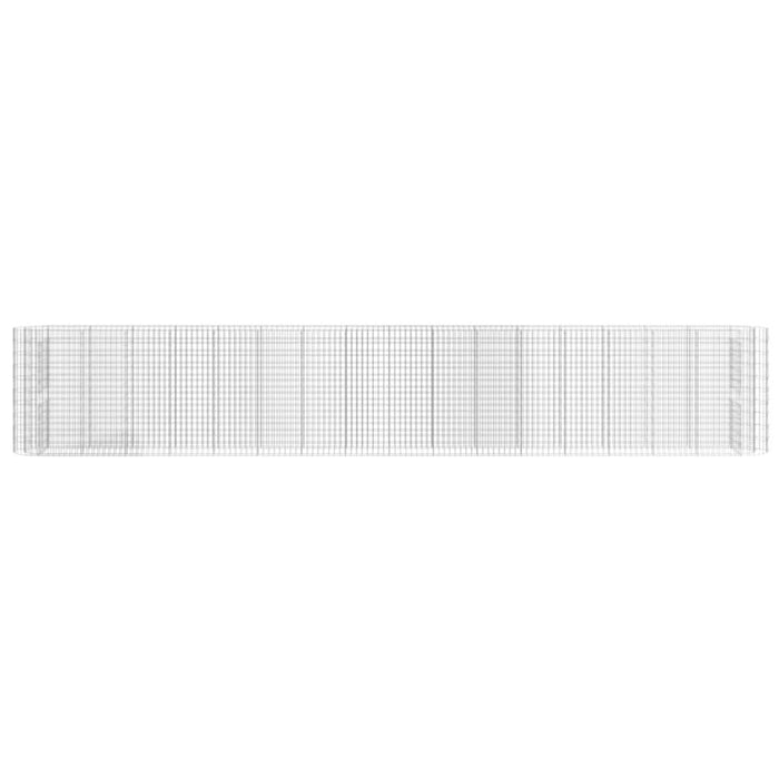 Strat înălțat gabion, 610x50x100 cm, fier galvanizat - WALTI WALTI