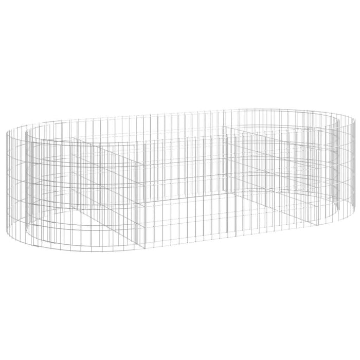 Strat înălțat gabion, 200x100x50 cm, fier galvanizat - WALTI WALTI