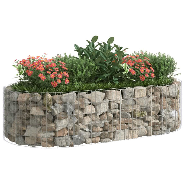 Strat înălțat gabion, 200x100x50 cm, fier galvanizat - WALTI WALTI