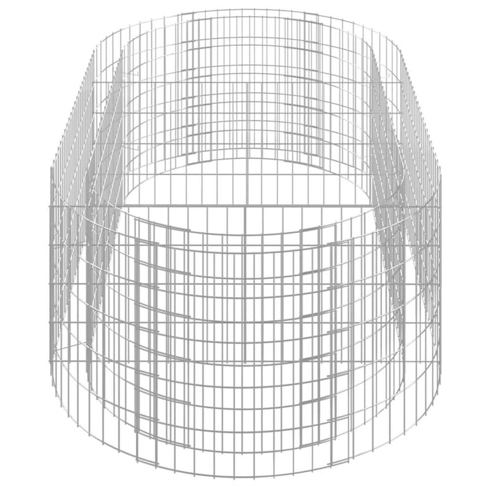 Strat înălțat gabion, 200x100x50 cm, fier galvanizat - WALTI WALTI
