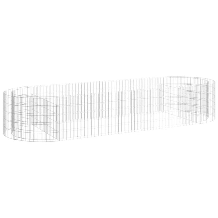 Strat înălțat gabion, 300x100x50 cm, fier galvanizat - WALTI WALTI