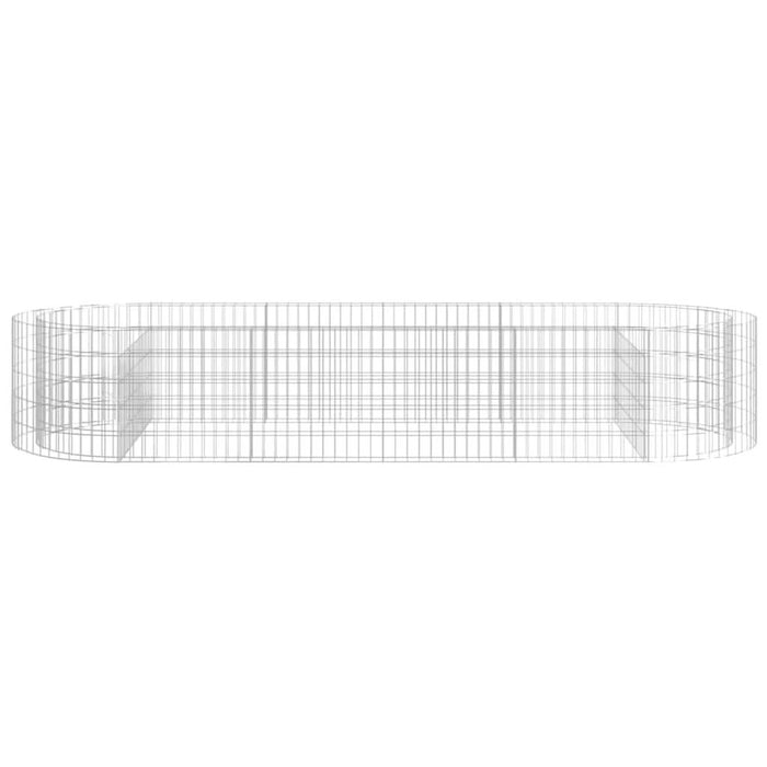 Strat înălțat gabion, 300x100x50 cm, fier galvanizat - WALTI WALTI