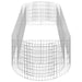 Strat înălțat gabion, 300x100x50 cm, fier galvanizat - WALTI WALTI