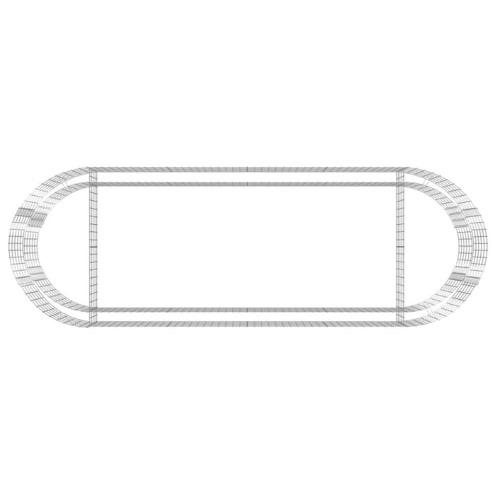 Strat înălțat gabion, 300x100x50 cm, fier galvanizat - WALTI WALTI