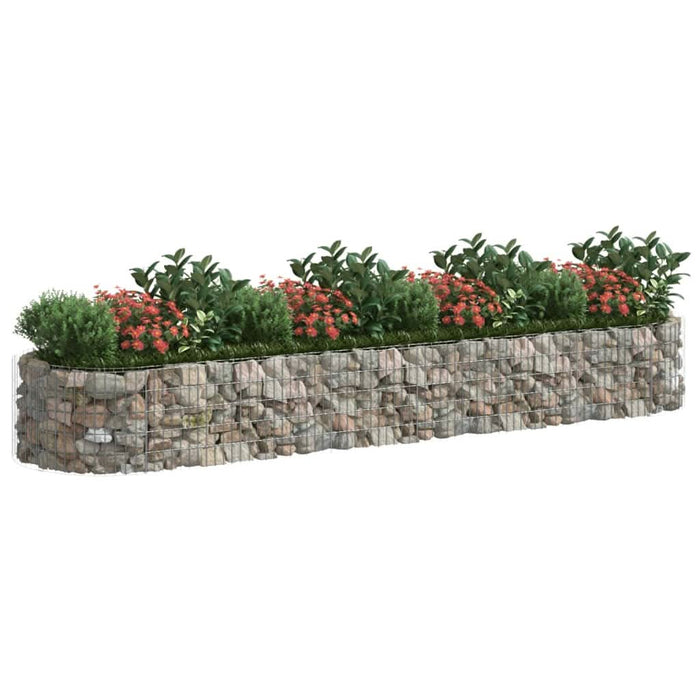 Strat înălțat gabion, 400x100x50 cm, fier galvanizat - WALTI WALTI
