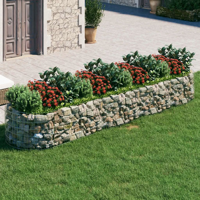 Strat înălțat gabion, 400x100x50 cm, fier galvanizat - WALTI WALTI