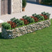 Strat înălțat gabion, 400x100x50 cm, fier galvanizat - WALTI WALTI