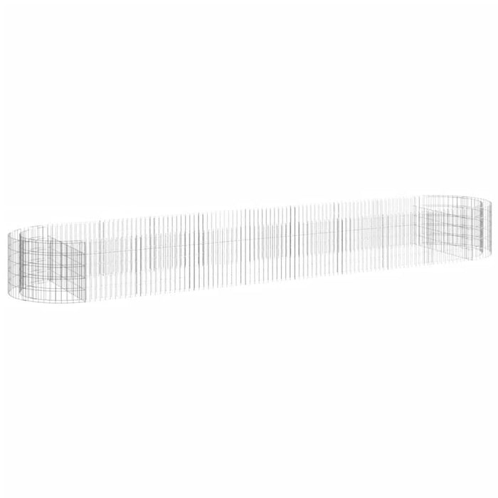 Strat înălțat gabion, 500x100x50 cm, fier galvanizat - WALTI WALTI