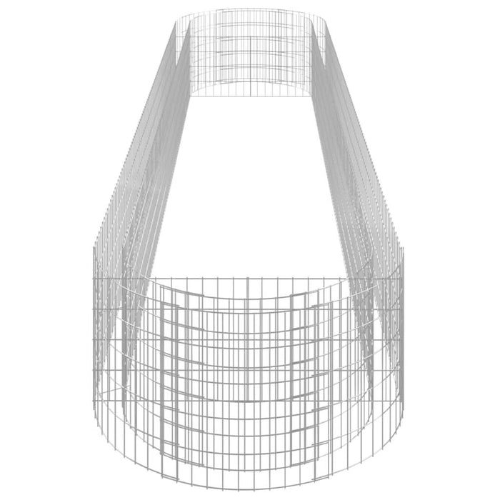 Strat înălțat gabion, 500x100x50 cm, fier galvanizat - WALTI WALTI