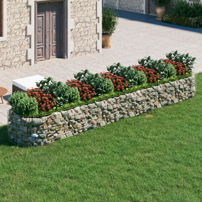 Strat înălțat gabion, 500x100x50 cm, fier galvanizat - WALTI WALTI