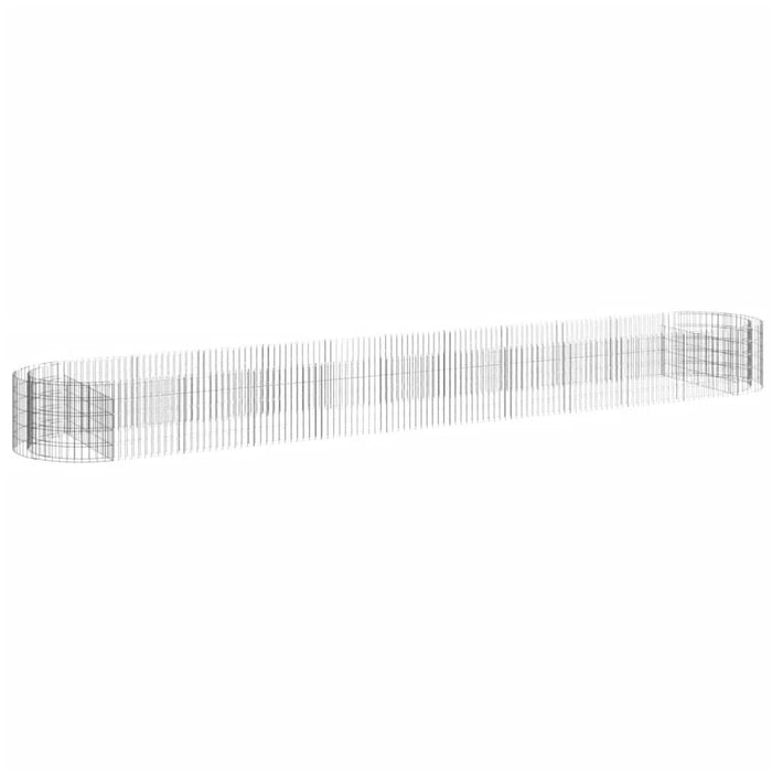 Strat înălțat gabion, 600x100x50 cm, fier galvanizat - WALTI WALTI