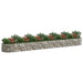 Strat înălțat gabion, 600x100x50 cm, fier galvanizat - WALTI WALTI