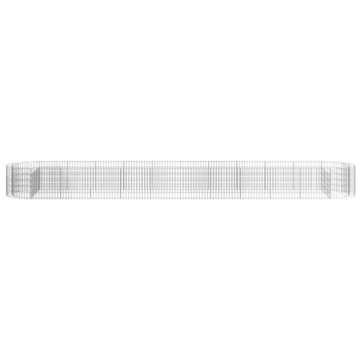 Strat înălțat gabion, 600x100x50 cm, fier galvanizat - WALTI WALTI
