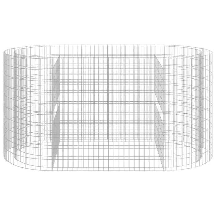 Strat înălțat gabion, 200x100x100 cm, fier galvanizat - WALTI WALTI
