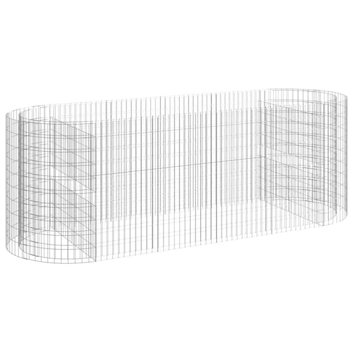 Strat înălțat gabion, 300x100x100 cm, fier galvanizat - WALTI WALTI